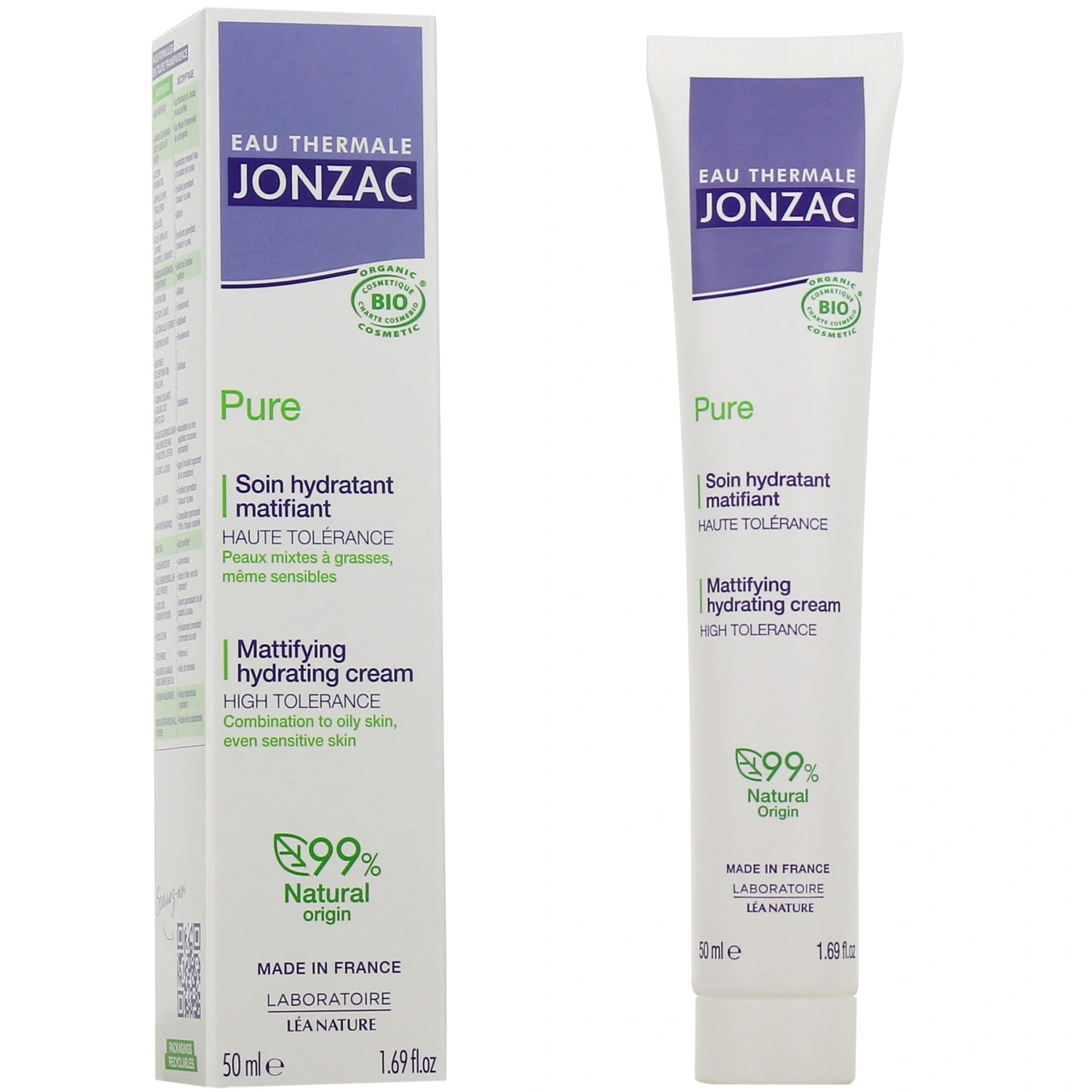 Jonzac Pure Crème purifiante et matifiante - Jonzac