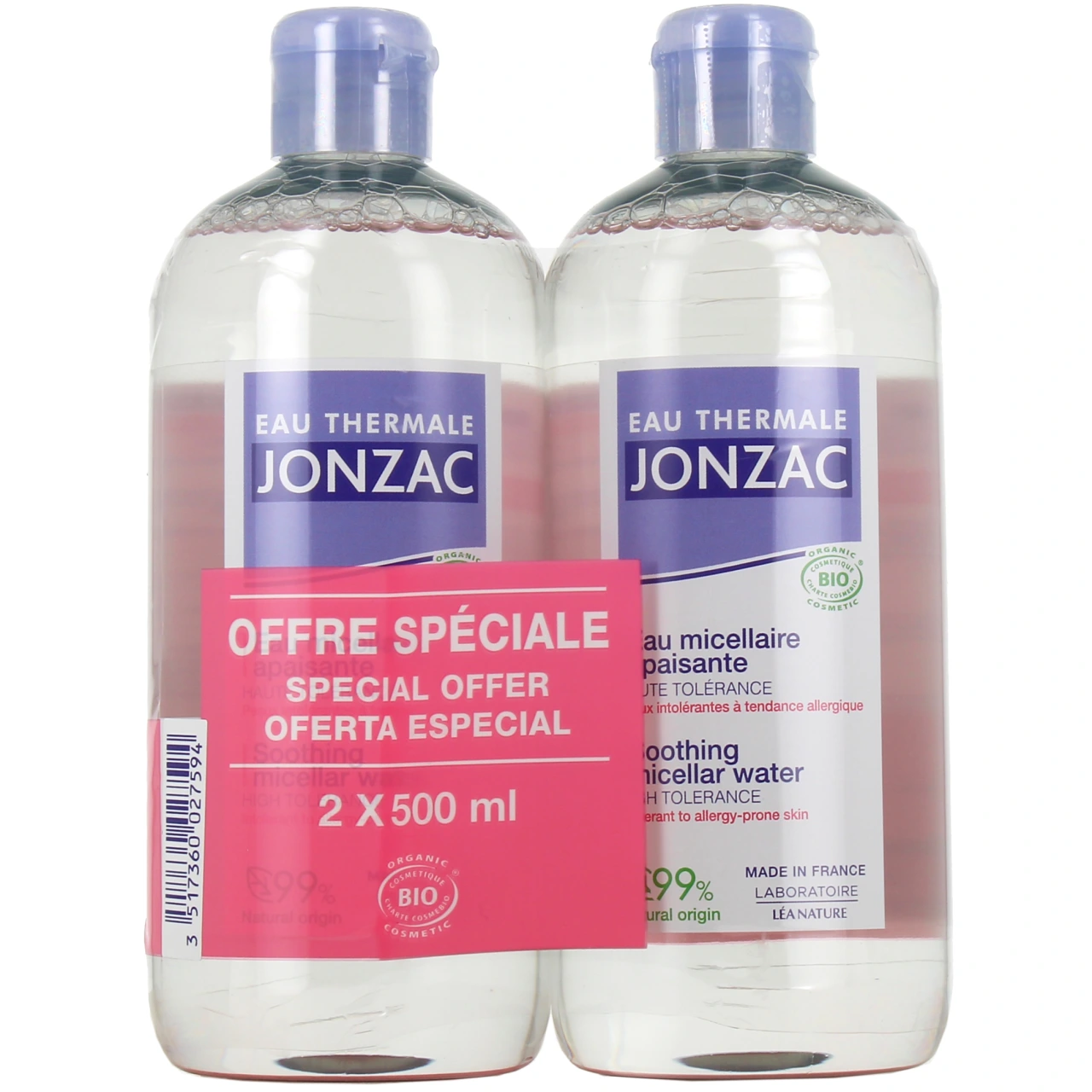 Jonzac Reactive Control Eau Micellaire Apaisante Bio - Vue 7
