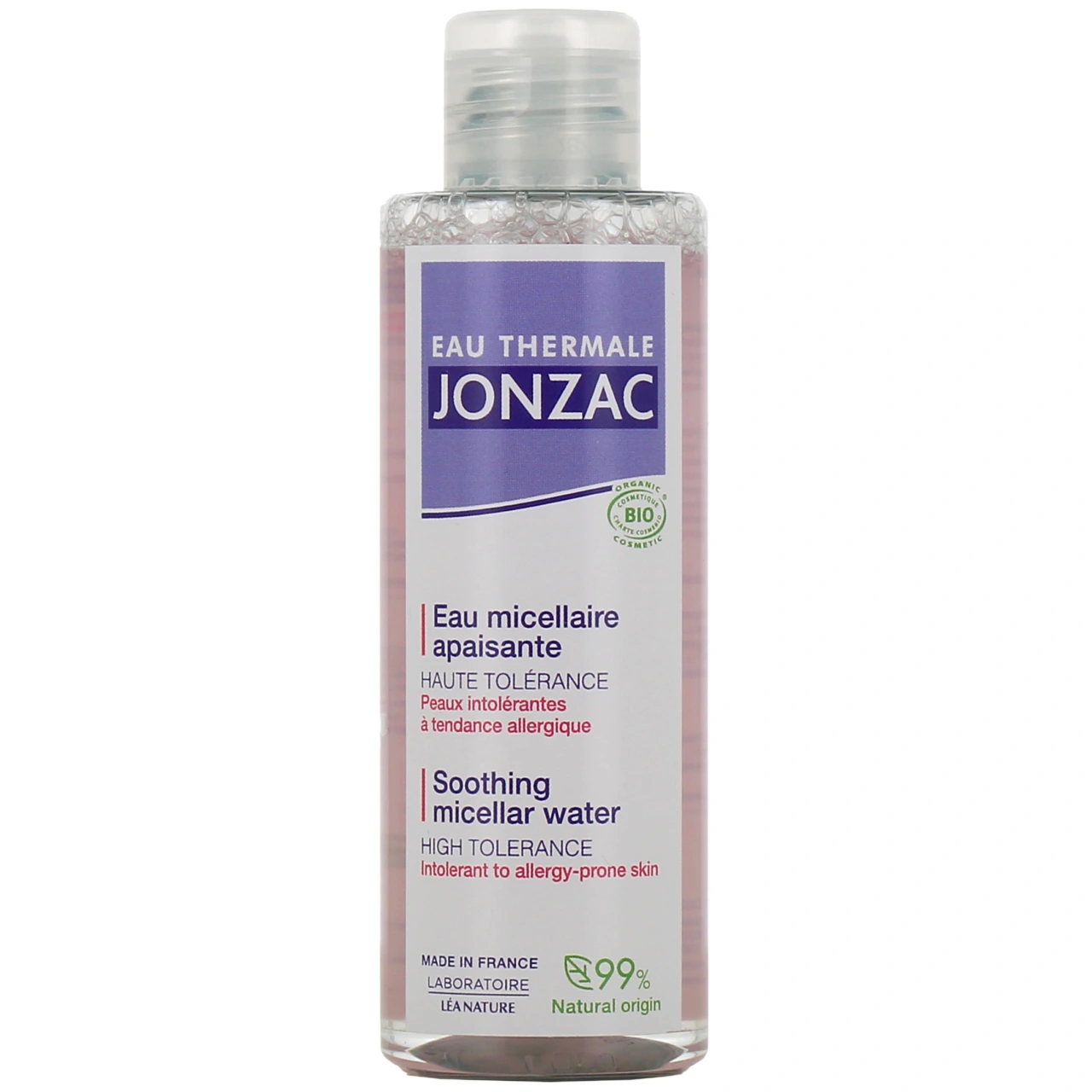 Jonzac Reactive Control Eau Micellaire Apaisante Bio - Jonzac
