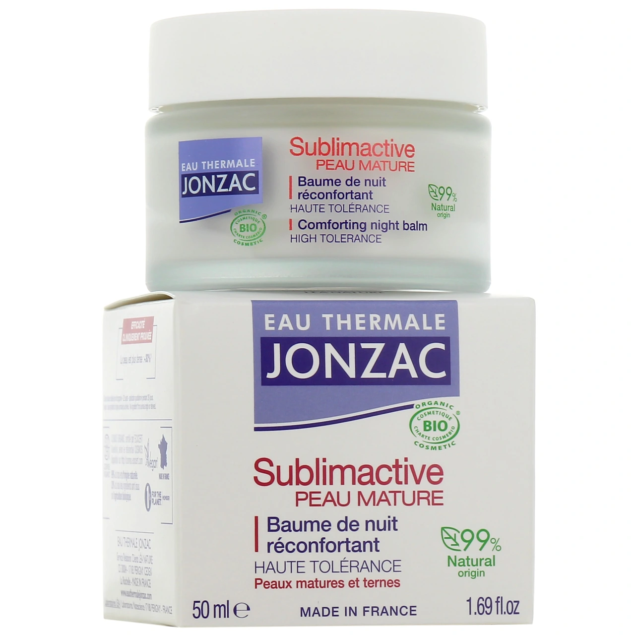 Jonzac Sublimactive Peau Mature Baume de Nuit Réconfortant - Jonzac