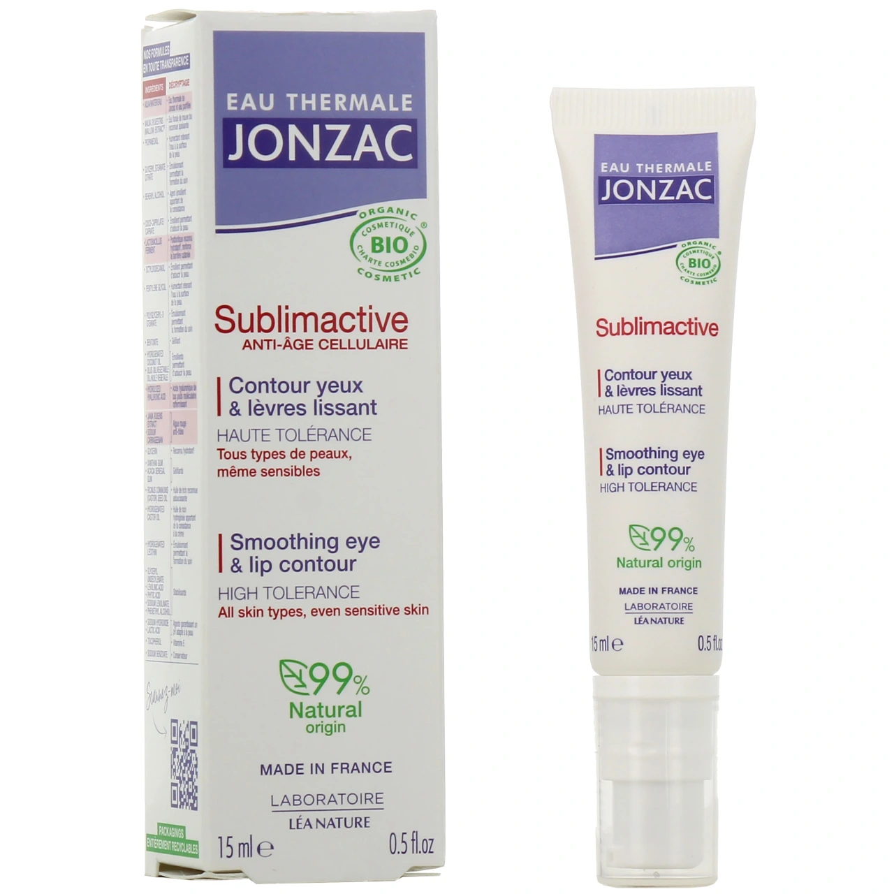 Jonzac Sublimactive Contour Yeux et Lèvres Lissant - Jonzac