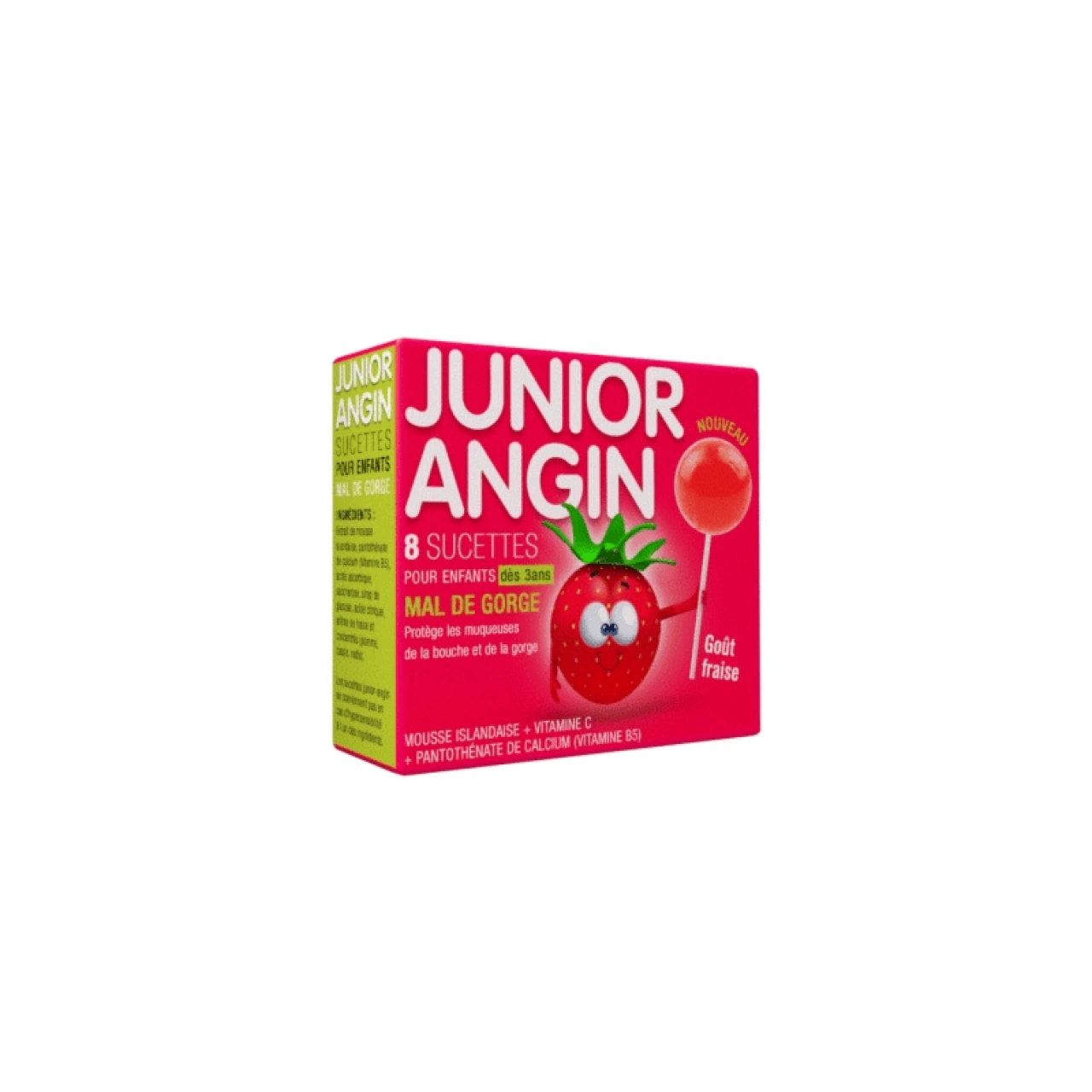 Junior Angin Sucettes Mal de Gorge - Vue 3