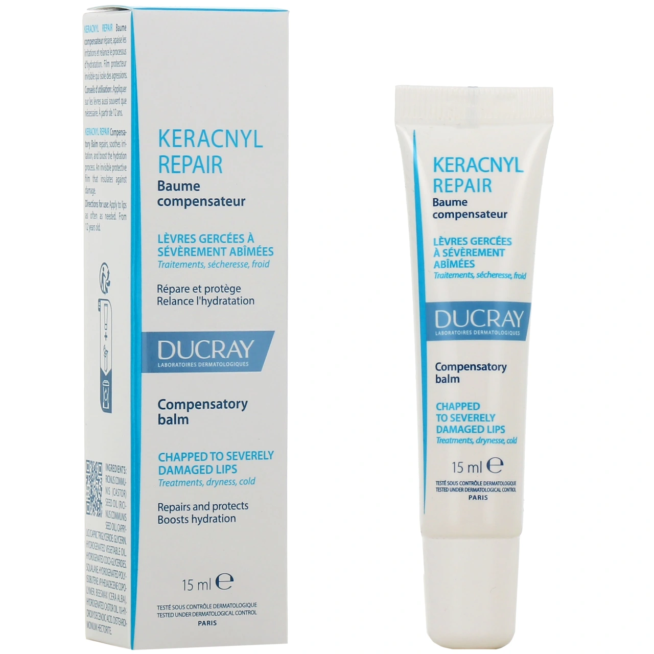 Ducray Keracnyl Repair Baume Lèvres Compensateur - Keracnyl
