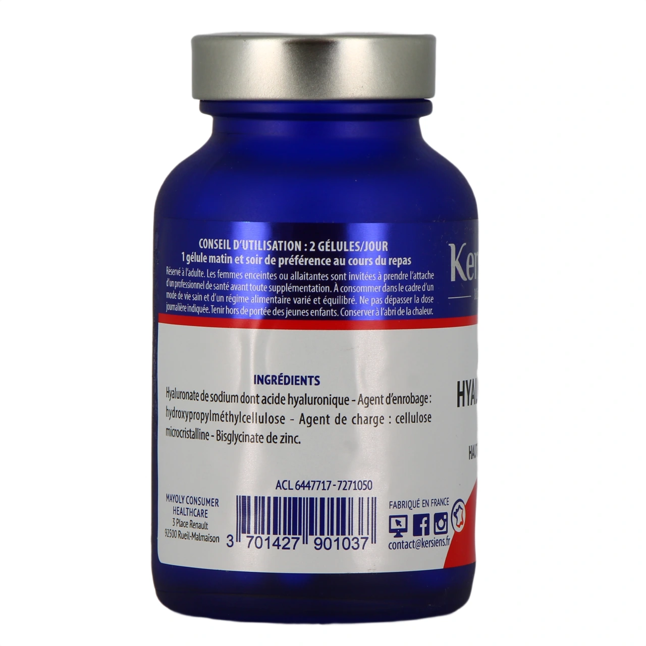 Kersiens Acide Hyaluronique 500 mg - Vue 3