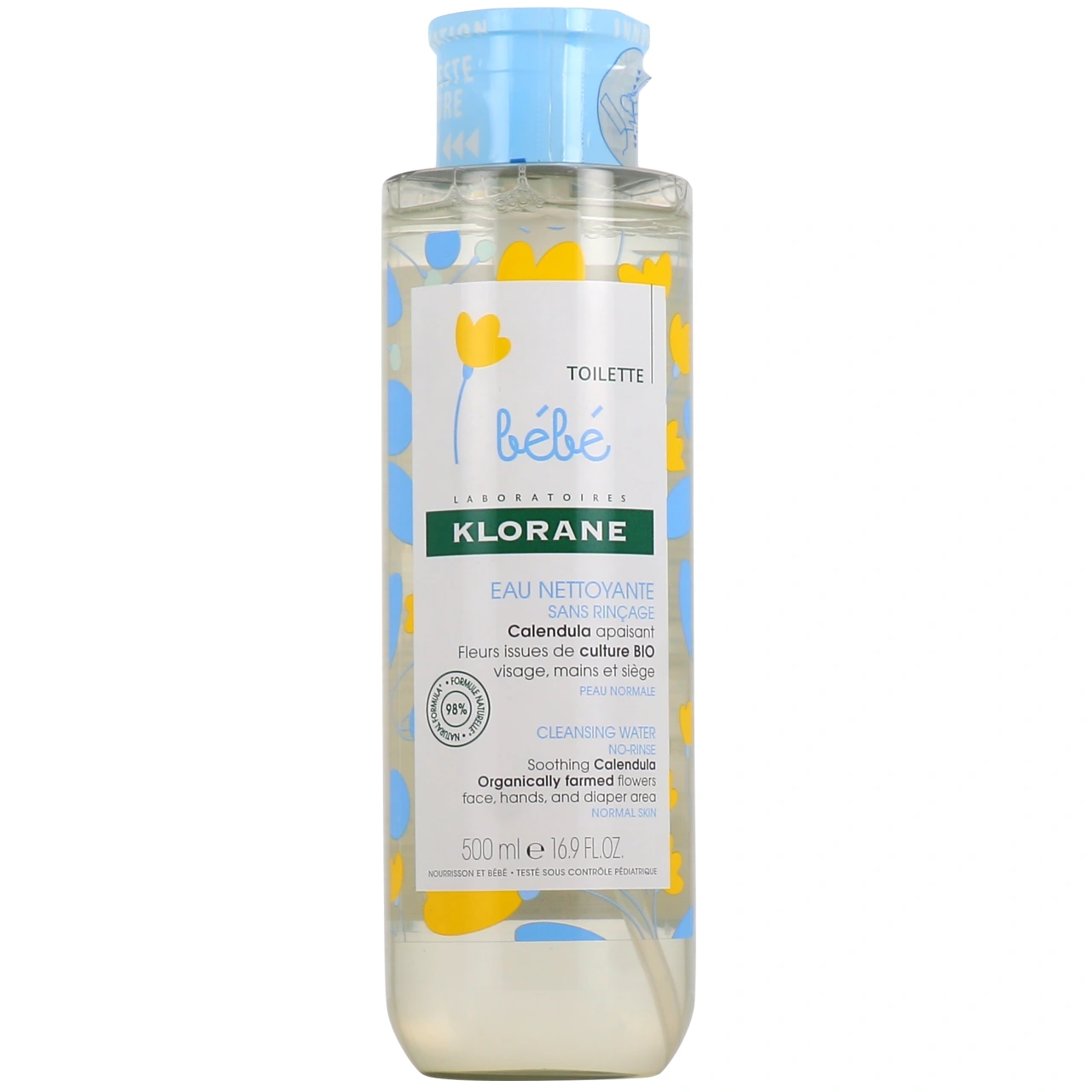 Klorane Bébé Eau Nettoyante Sans Rinçage - Vue 7