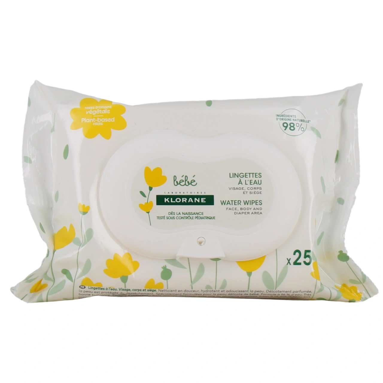 Klorane Bébé Lingettes nettoyantes douces - Vue 3
