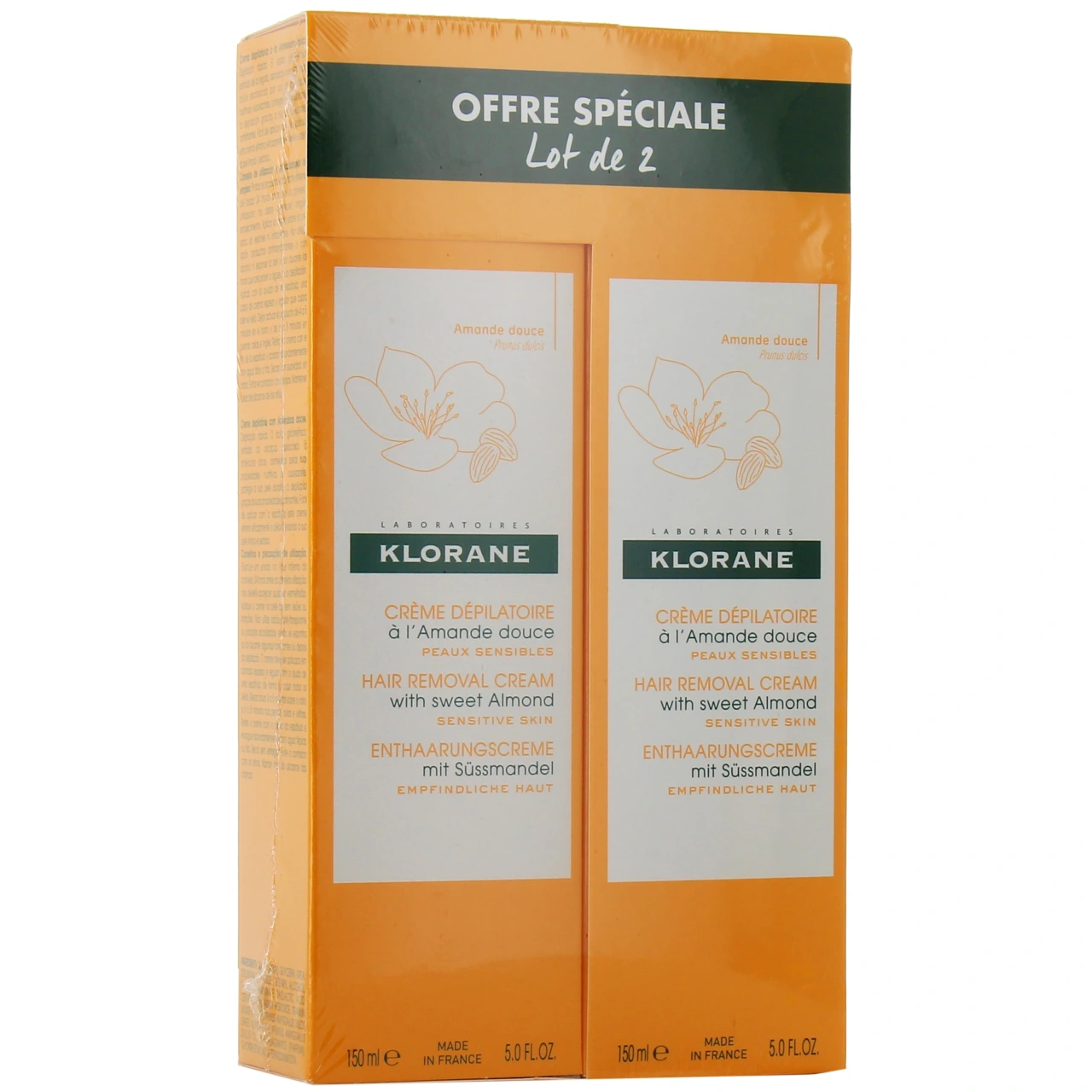 Klorane Crème Dépilatoire à l'Amande Douce - Vue 4