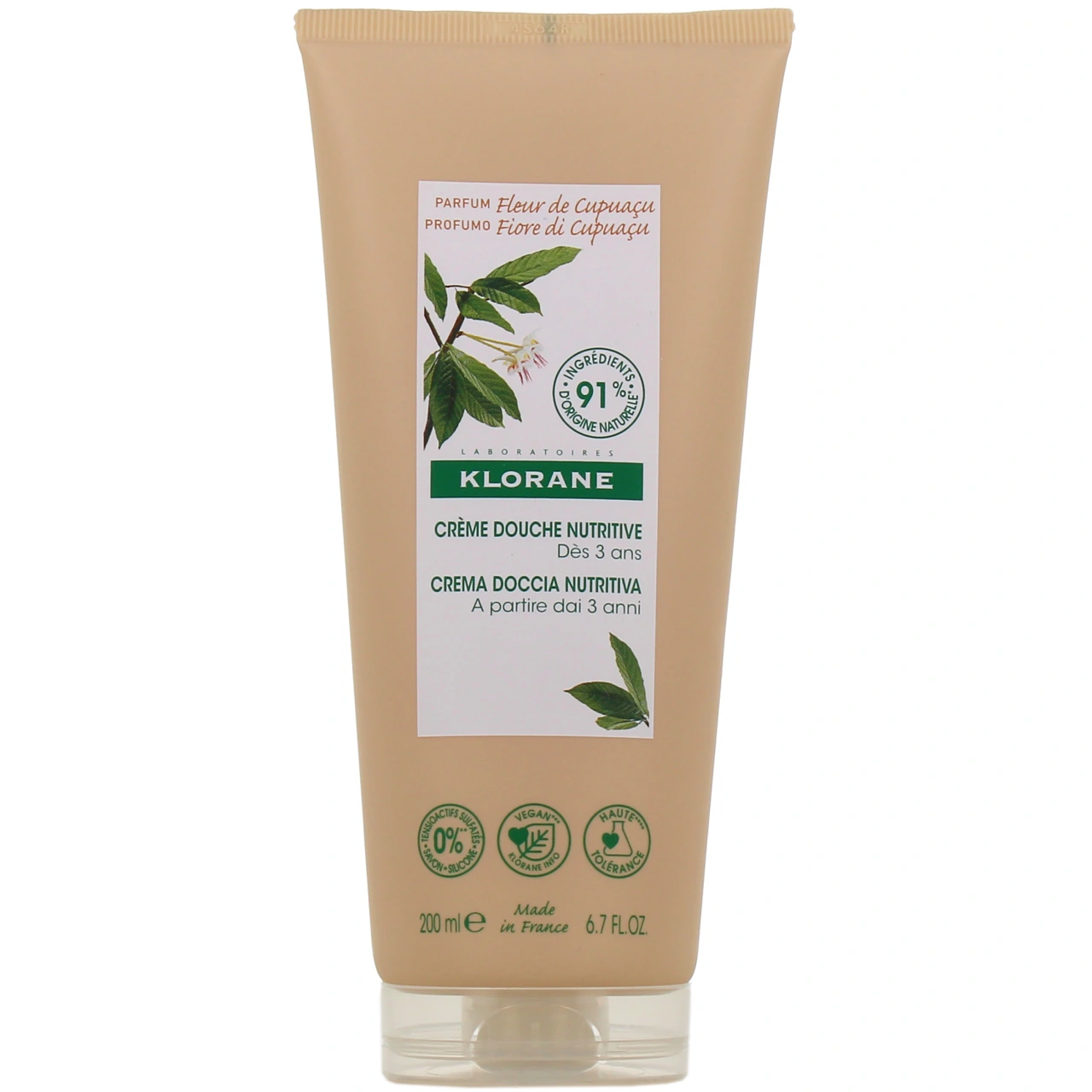 Klorane Crème Douche Nutritive au Cupuaçu Bio - Vue 7