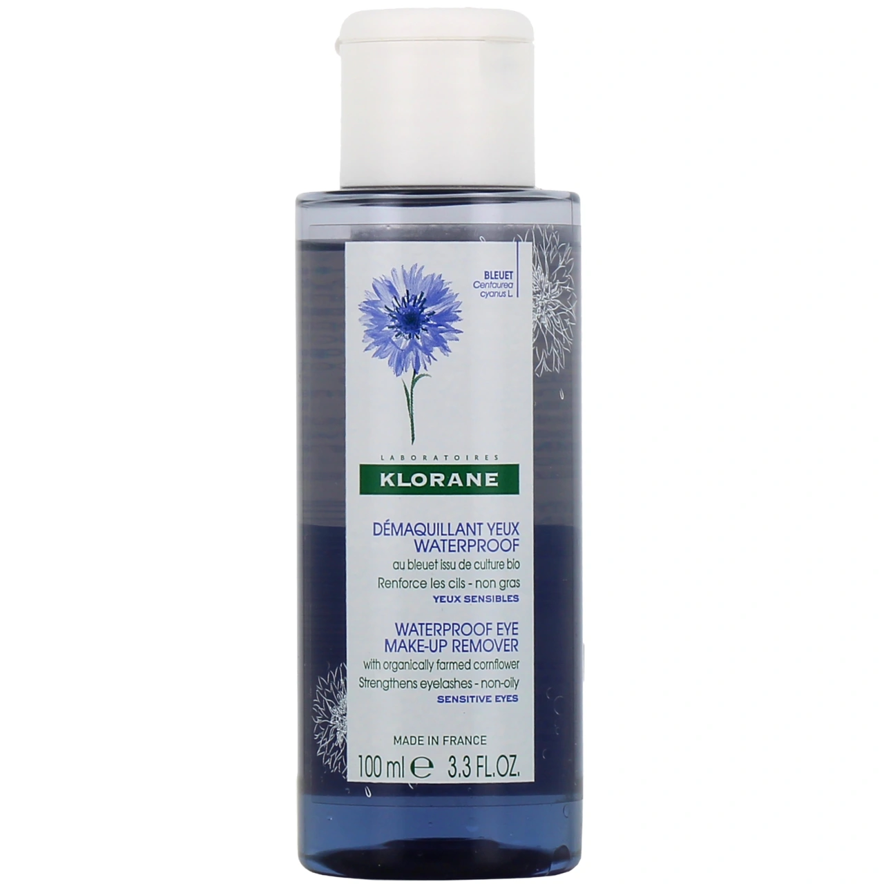 Klorane Démaquillant Yeux Waterproof au Bleuet - Klorane
