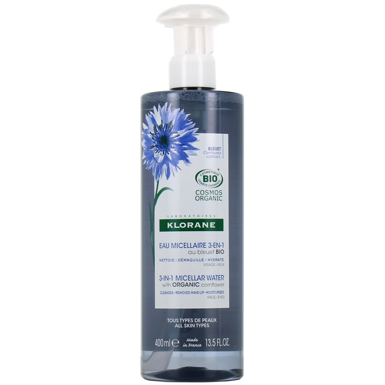Klorane Eau Micellaire Démaquillante Bleuet Bio - Klorane