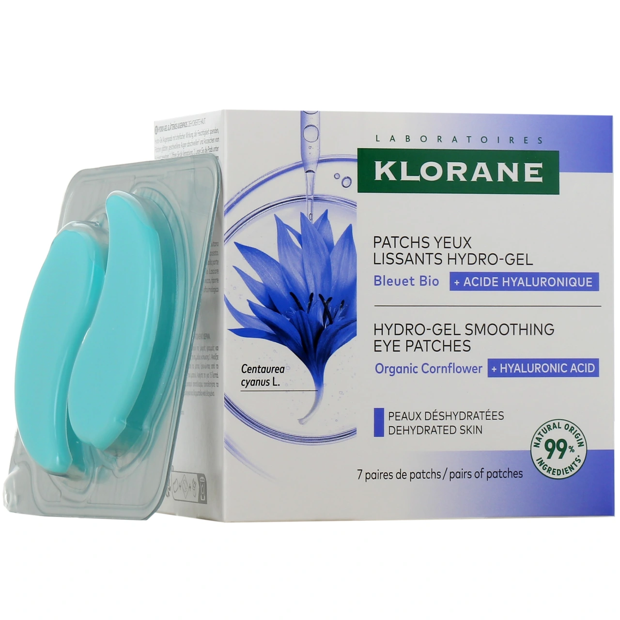 Klorane Patchs Yeux Lissant Hydro-Gel - Klorane