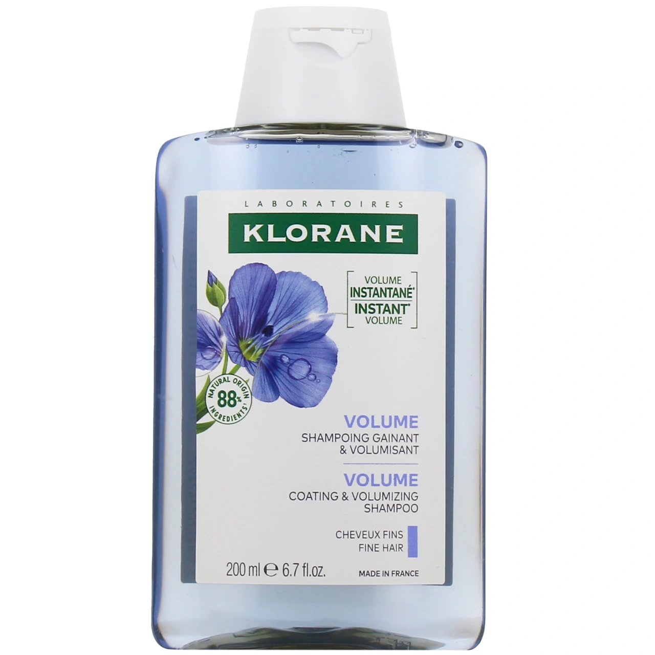 Klorane Shampooing aux Fibres de Lin Volume - Klorane