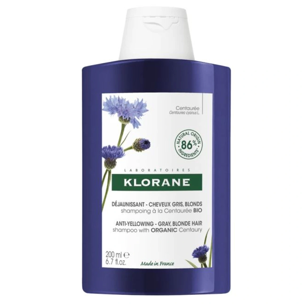 Klorane Shampooing Déjaunissant à la Centaurée Bio - Vue 14