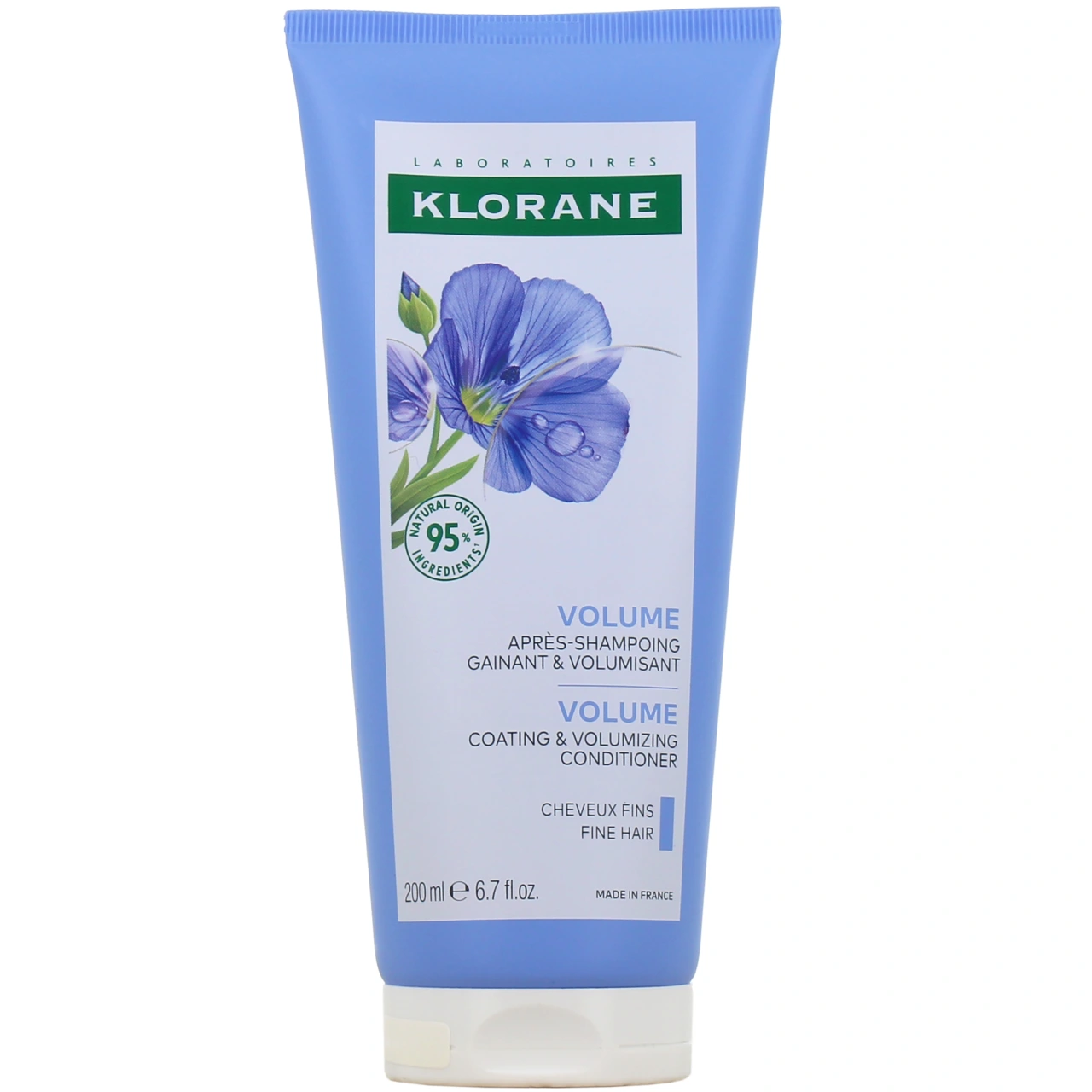 Klorane Volume Baume Après-shampooing au Lin Bio - Klorane