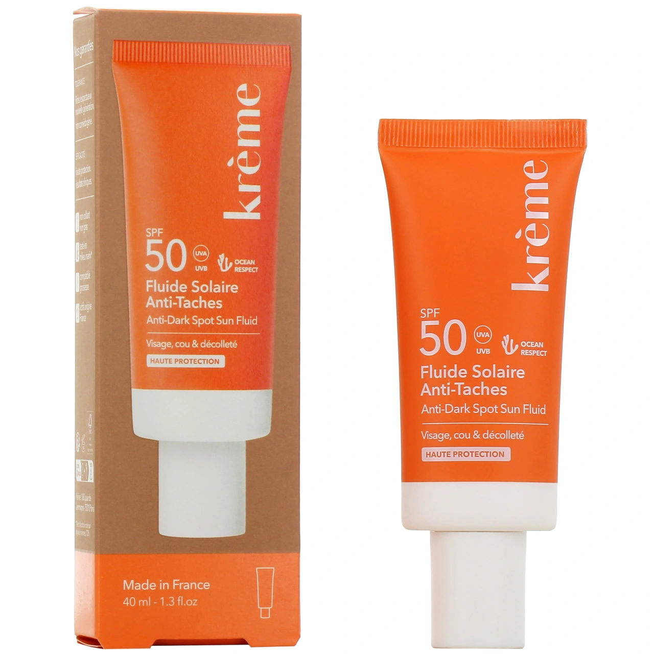 Krème Fluide Solaire Anti-Taches SPF 50 - Krème
