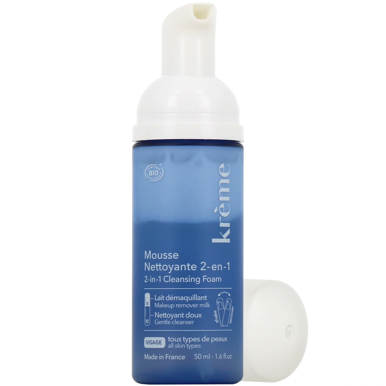 Krème Mousse Nettoyante 2-en-1 - Krème