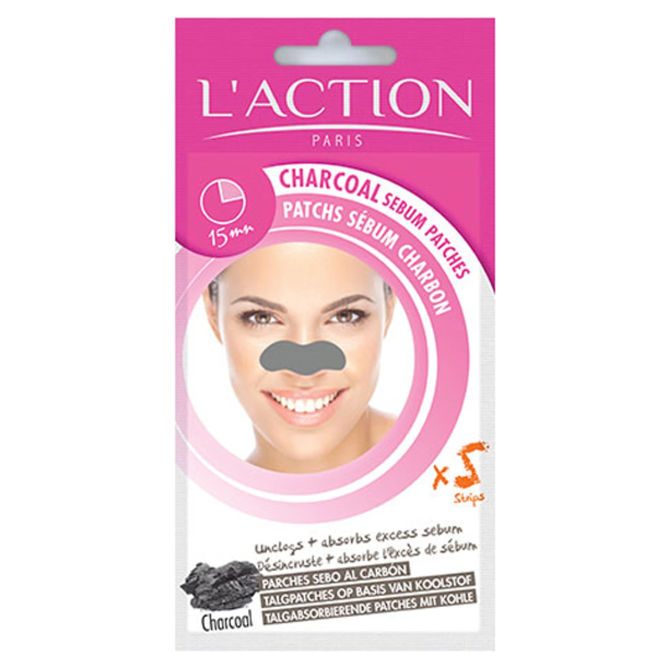 L'Action Patchs Sébum Charbon - L'Action Cosmétique