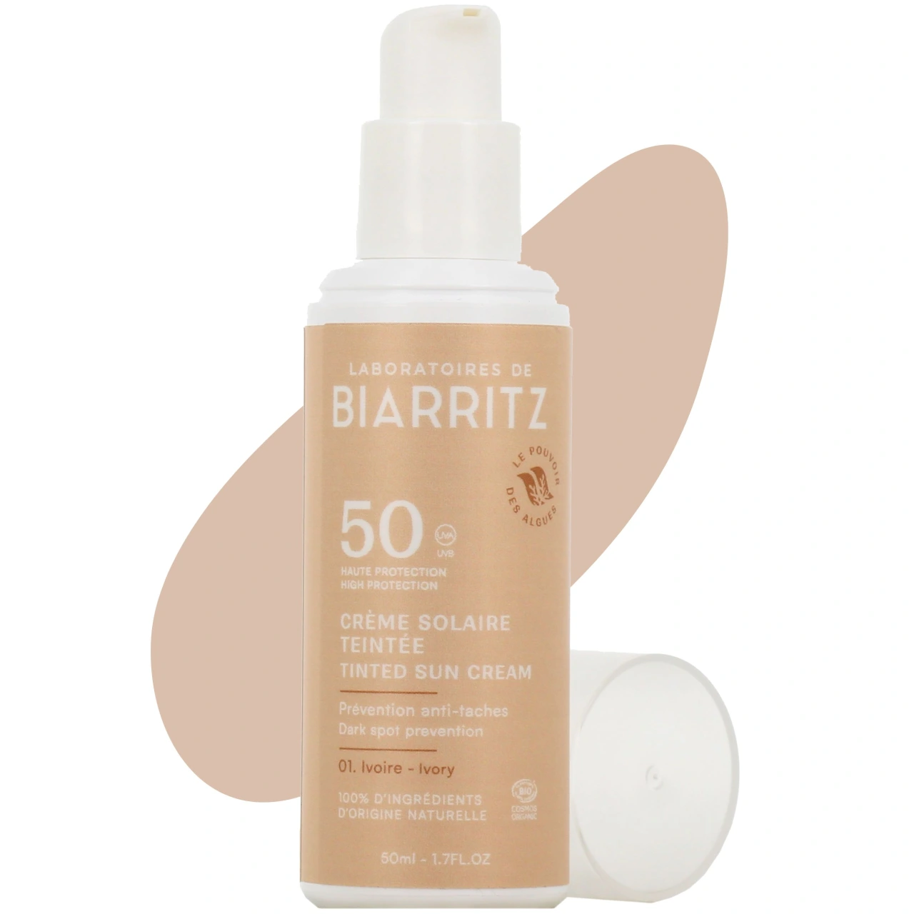 Laboratoires de Biarritz Crème solaire teintée SPF50 - Vue 7