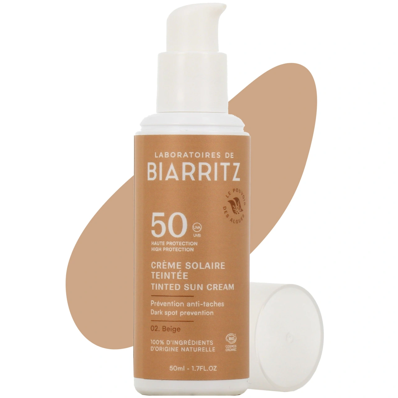Laboratoires de Biarritz Crème solaire teintée SPF50 - Laboratoires de Biarritz