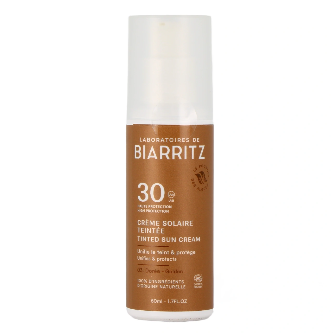 Laboratoires de Biarritz Crème solaire visage teintée SPF30 - Vue 4
