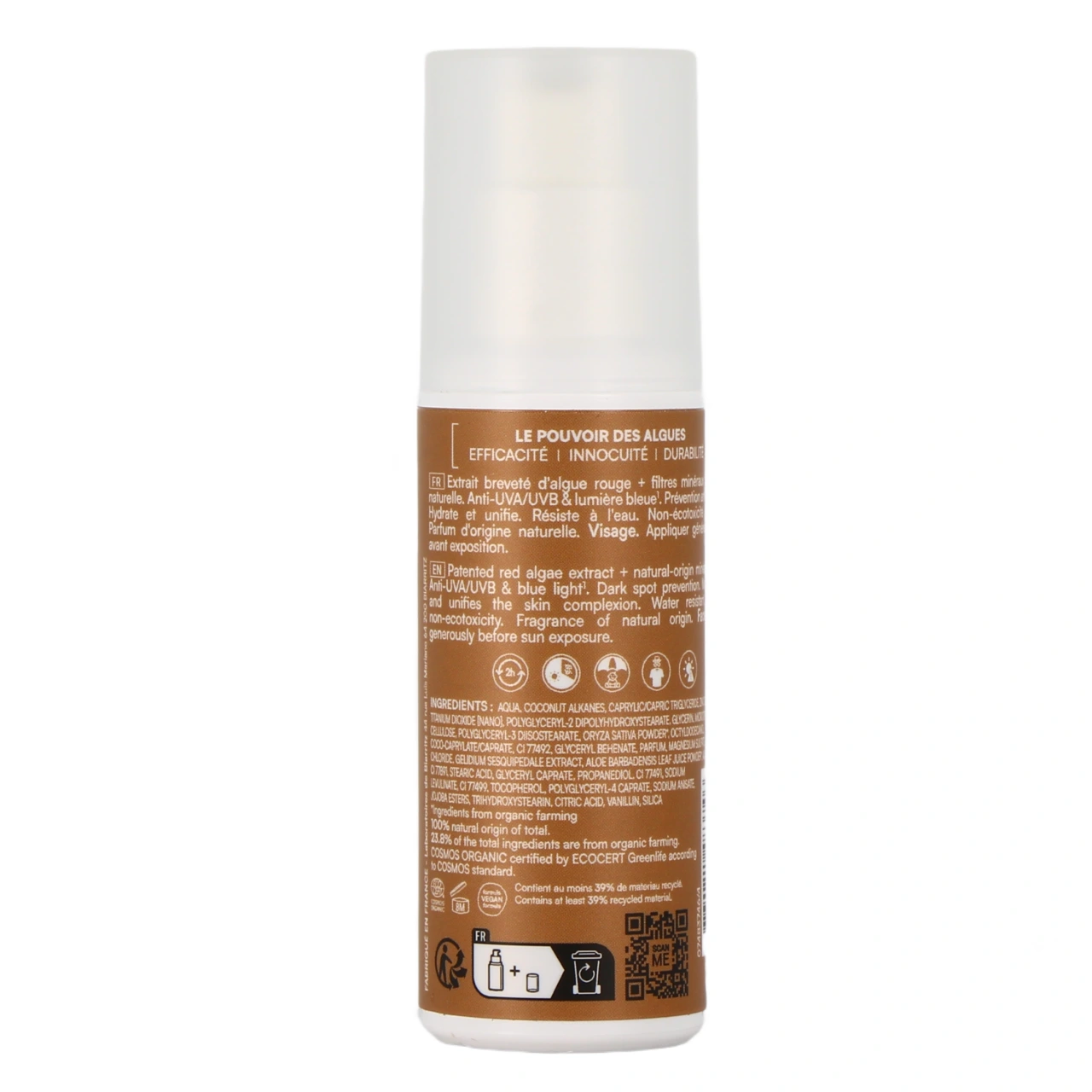 Laboratoires de Biarritz Crème solaire visage teintée SPF30 - Vue 5