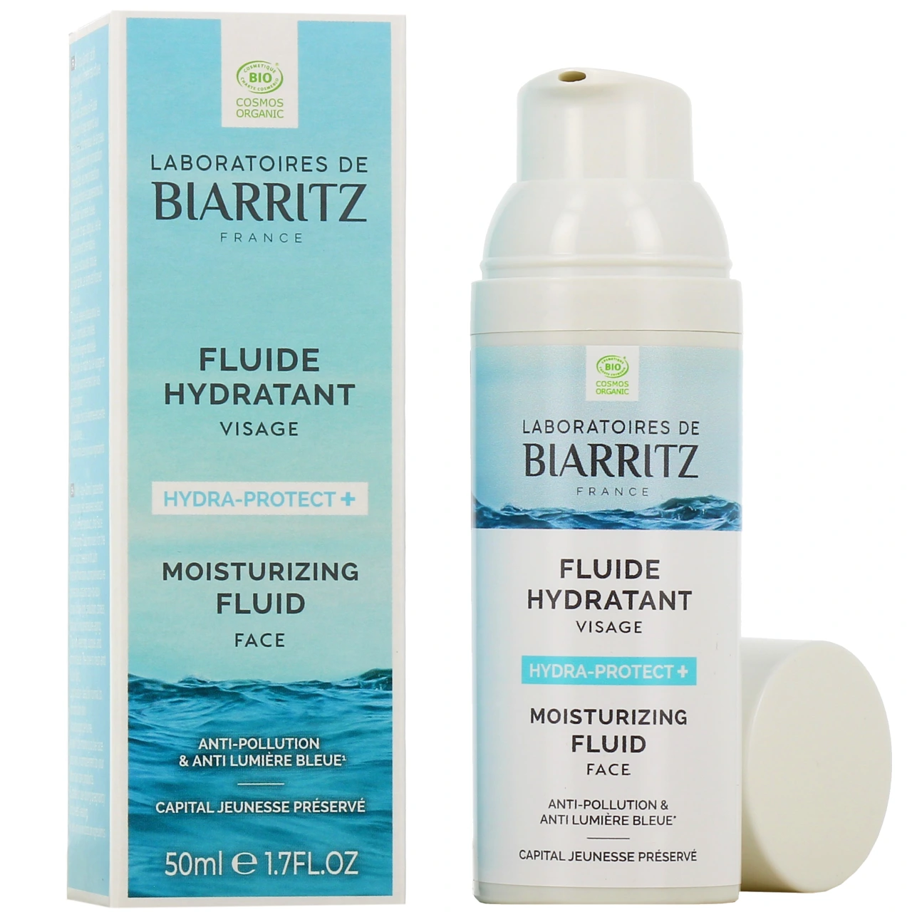 Laboratoires de Biarritz Fluide Hydratant Visage Bio - Laboratoires de Biarritz