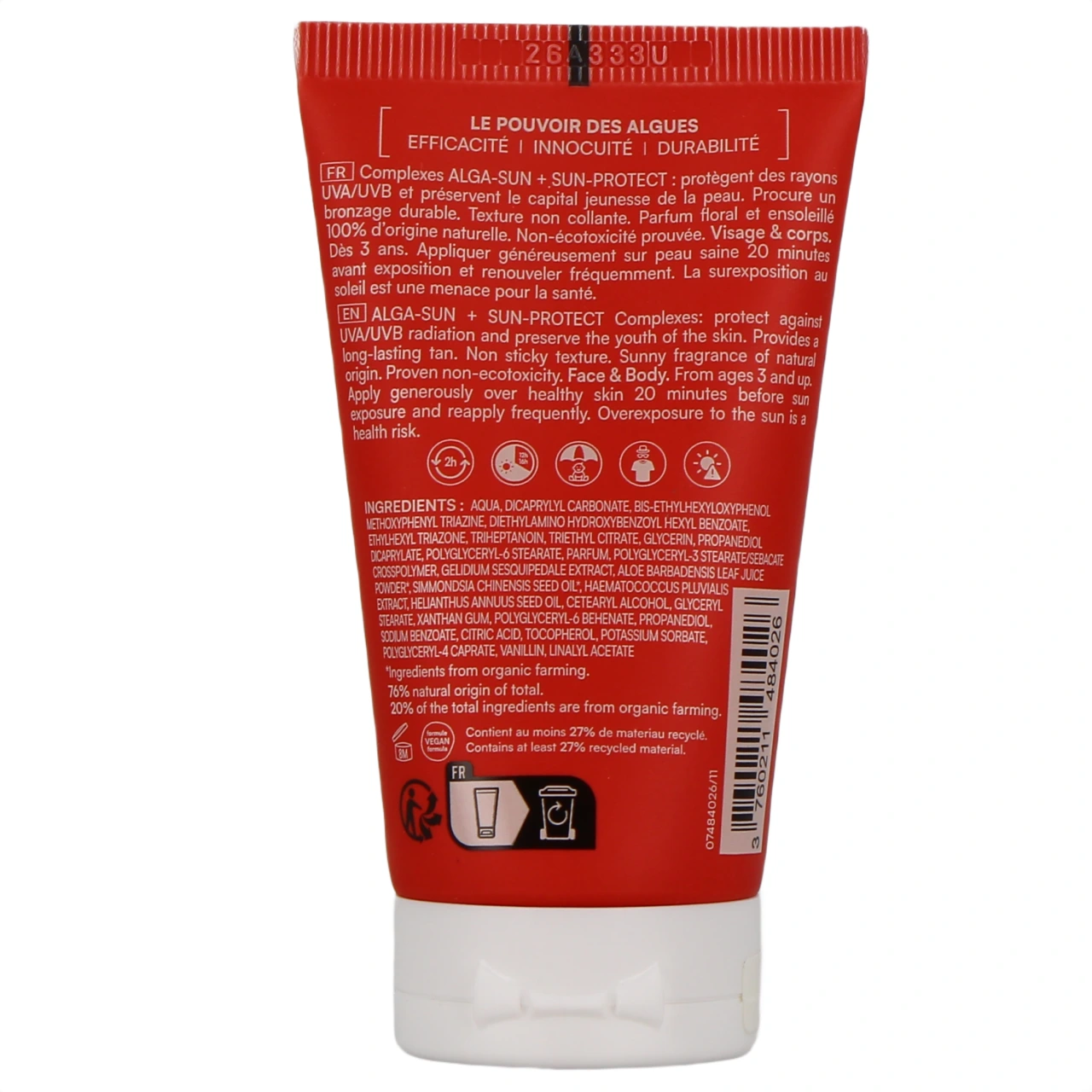 Laboratoires de Biarritz Lait Solaire Invisible - Vue 3