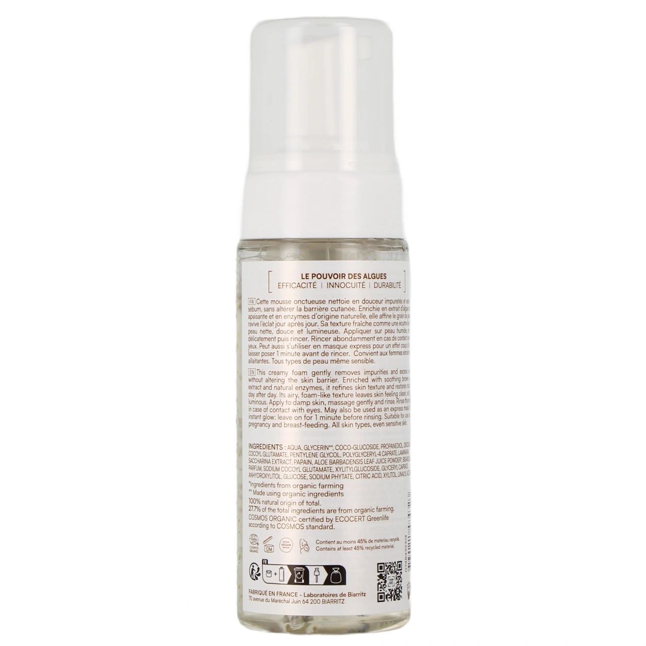 Laboratoires de Biarritz Mousse Nettoyante - Vue 6