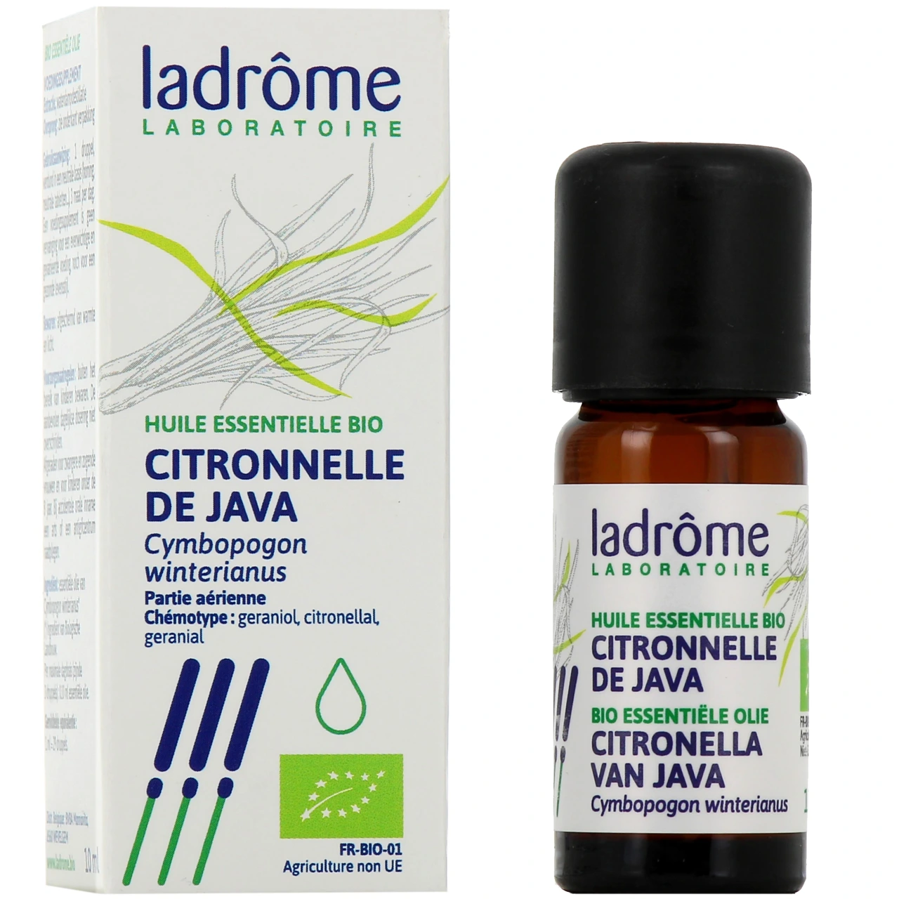 Ladrôme Huile Essentielle Citronnelle de Java Bio - Ladrôme