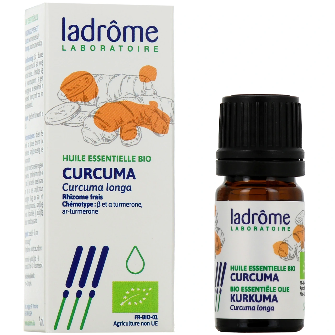 Ladrôme Huile Essentielle de Curcuma Bio - Ladrôme