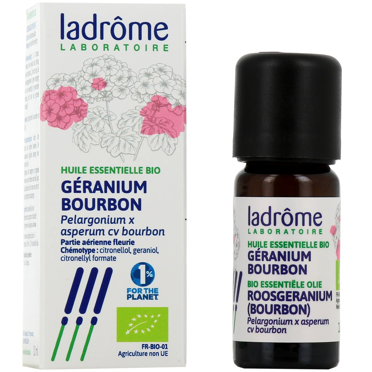 Ladrôme Huile Essentielle Géranium Bourbon Bio - Ladrôme