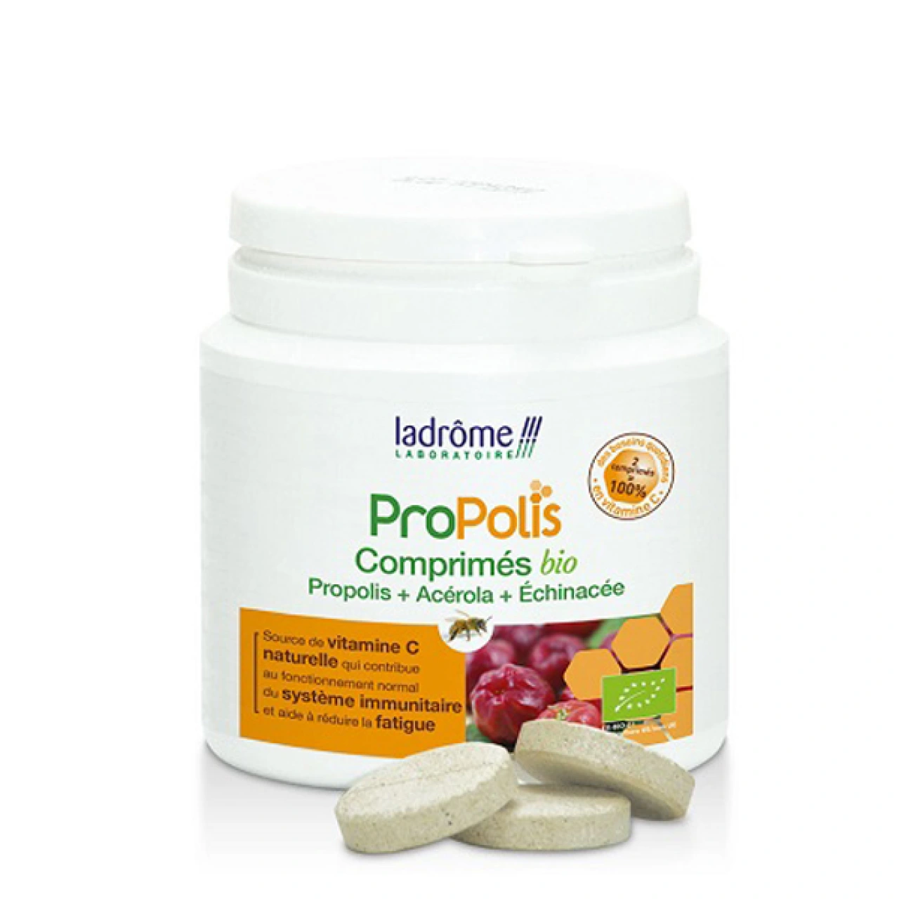 Ladrôme ProPolis Comprimés Bio à Croquer Propolis et Acérola - Vue 3