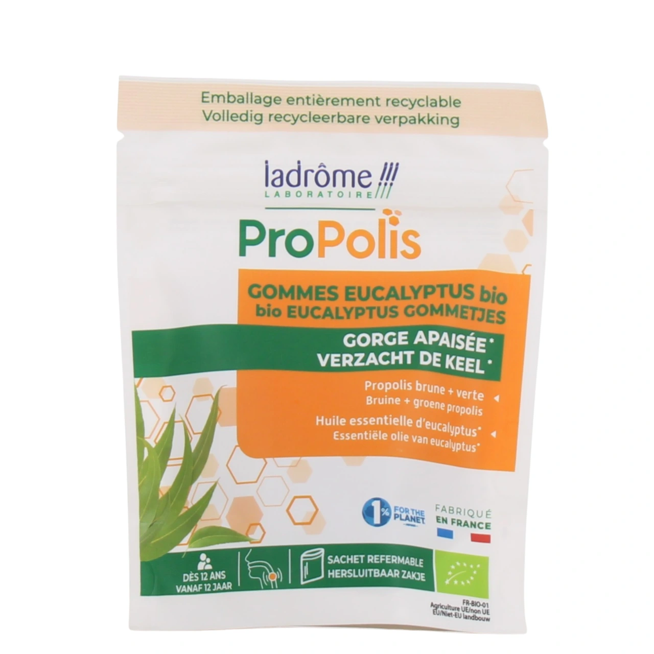 Ladrôme ProPolis Gommes Eucalyptus Bio - Ladrôme