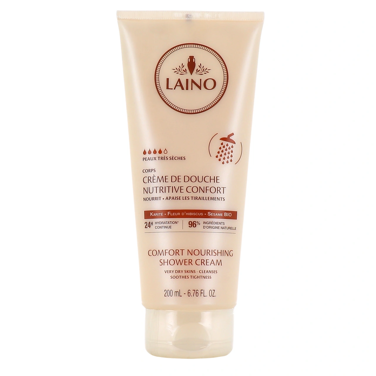 Laino Crème de Douche Nutritive Confort Karité - Laino