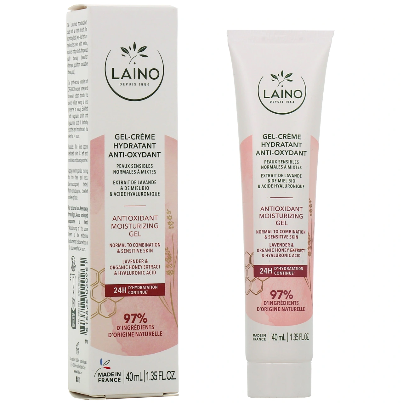 Laino Gel-Crème Hydratant Anti-Oxydant - Laino