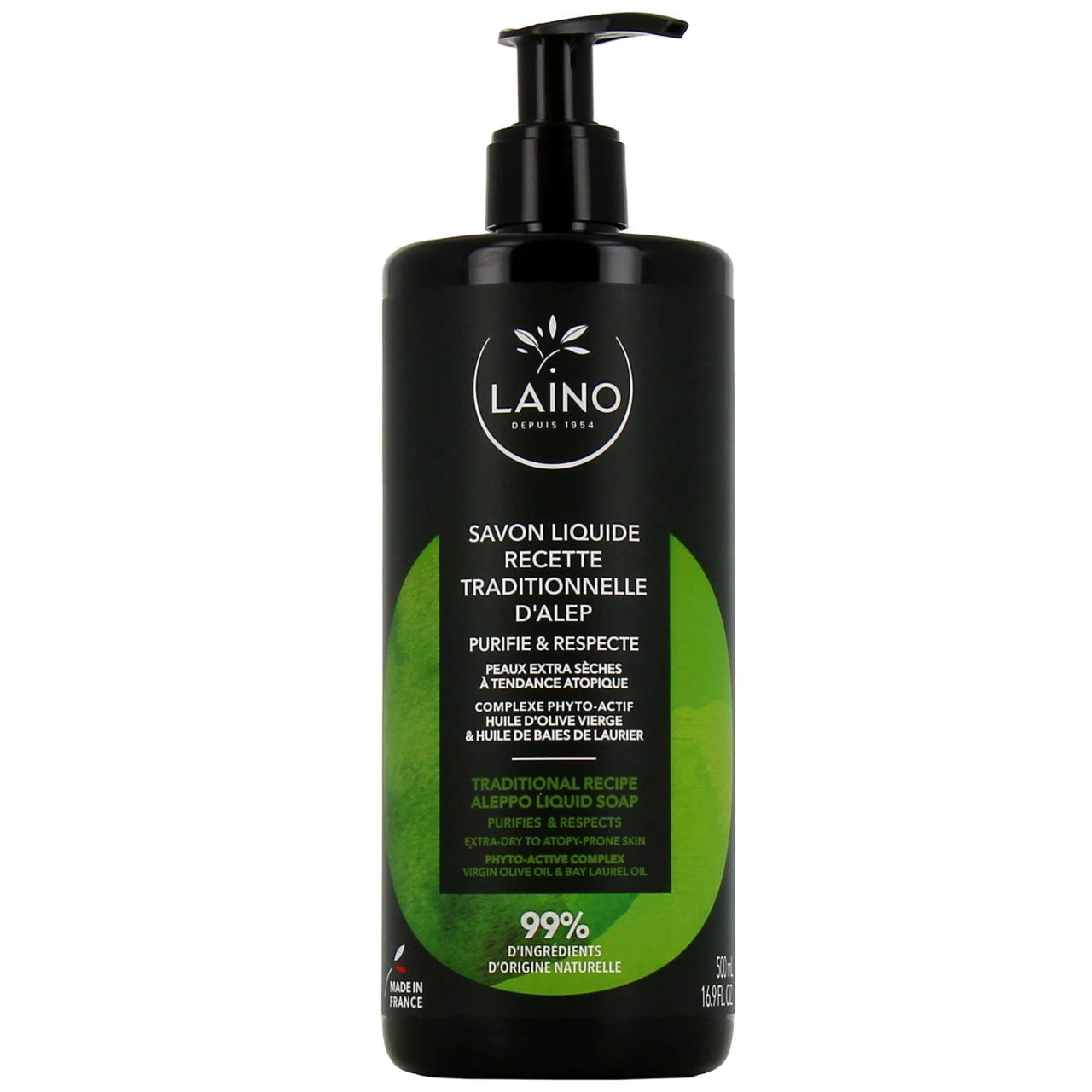 Laino Savon Liquide Recette Traditionnelle d’Alep - Laino