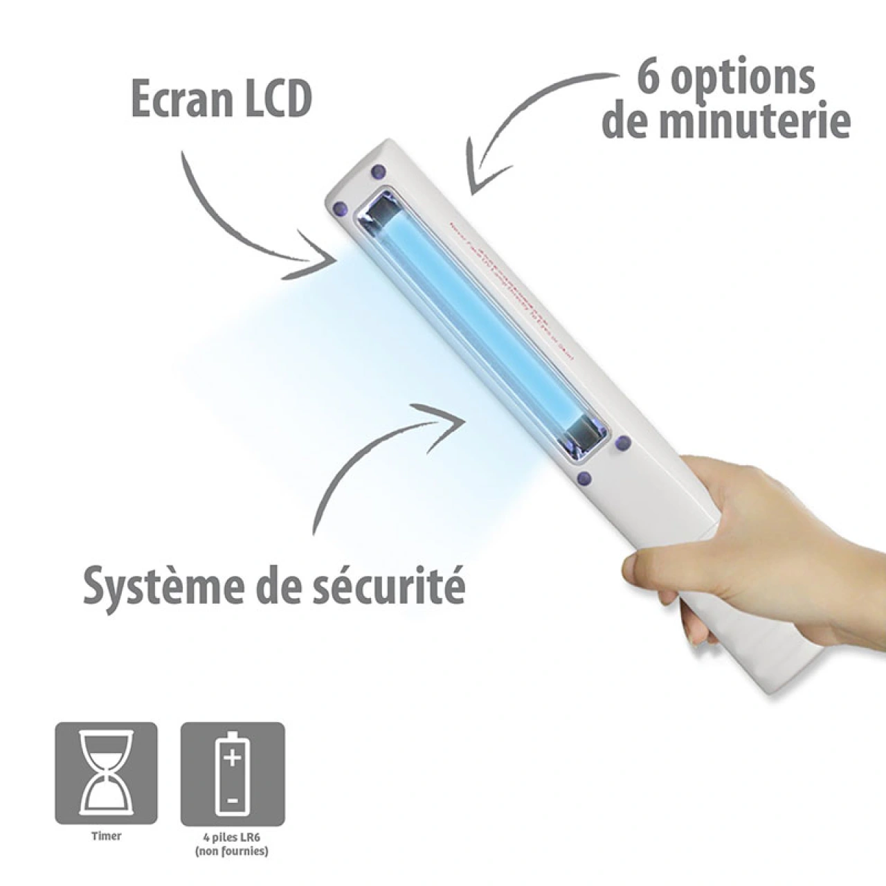 Lampe à Désinfection UV Portable - Vue 2