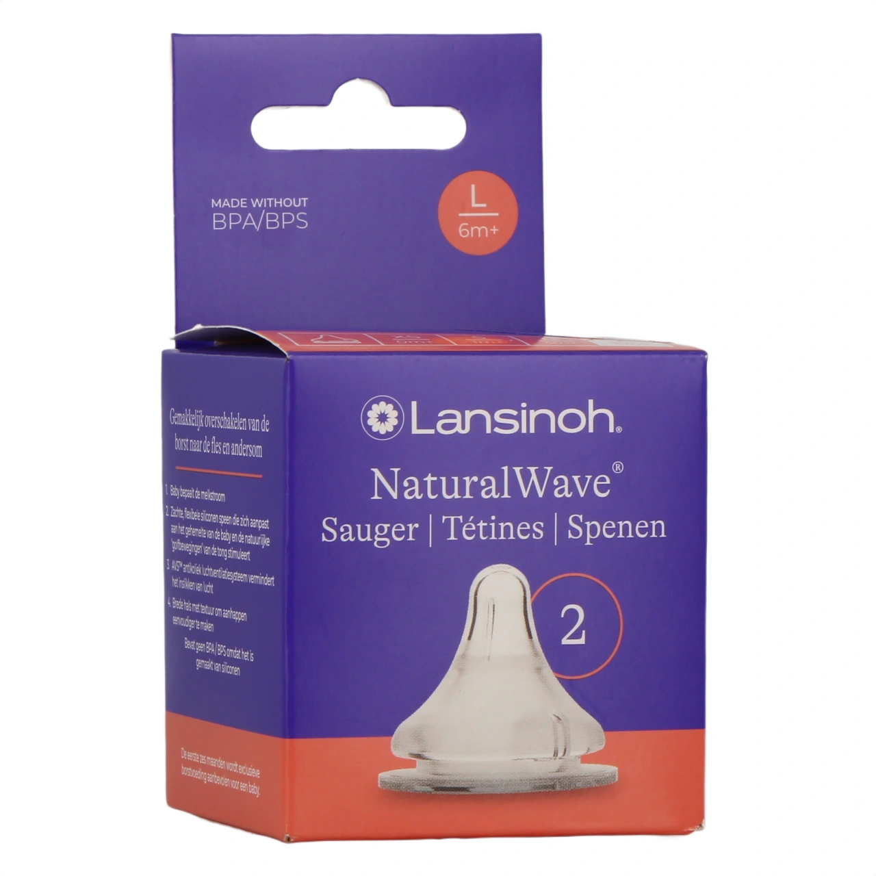 Lansinoh Natural Wave Tétines - Vue 7