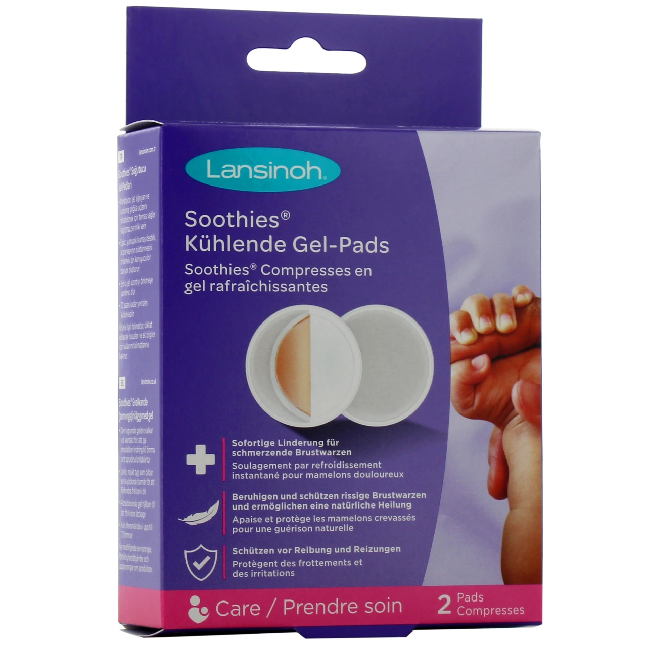 Lansinoh Soothies Compresses en Gel Rafraîchissantes - Lansinoh