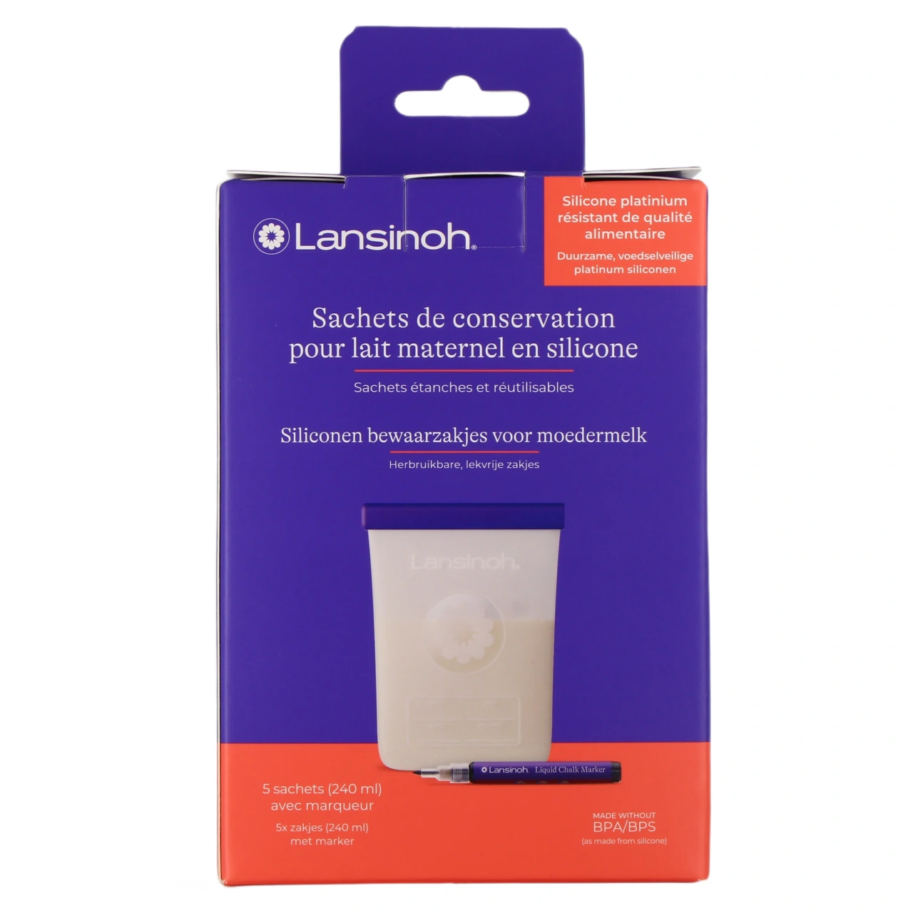 Lansinoh Sachets Conservation Lait Maternel - Vue 5
