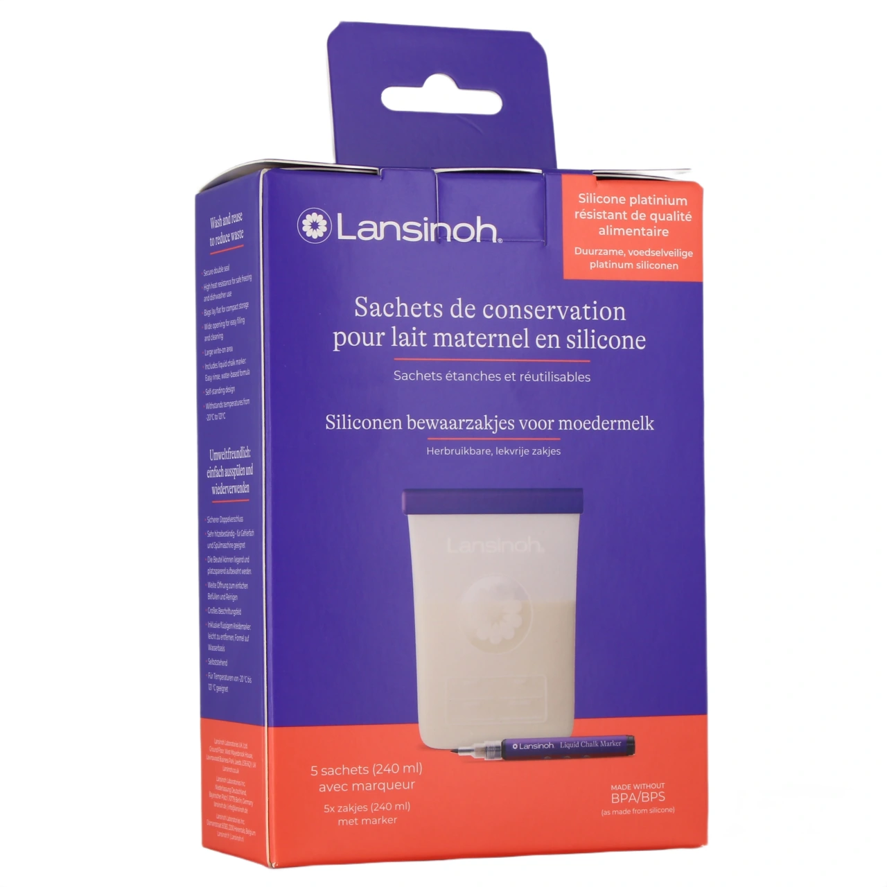 Lansinoh Sachets Conservation Lait Maternel - Vue 4