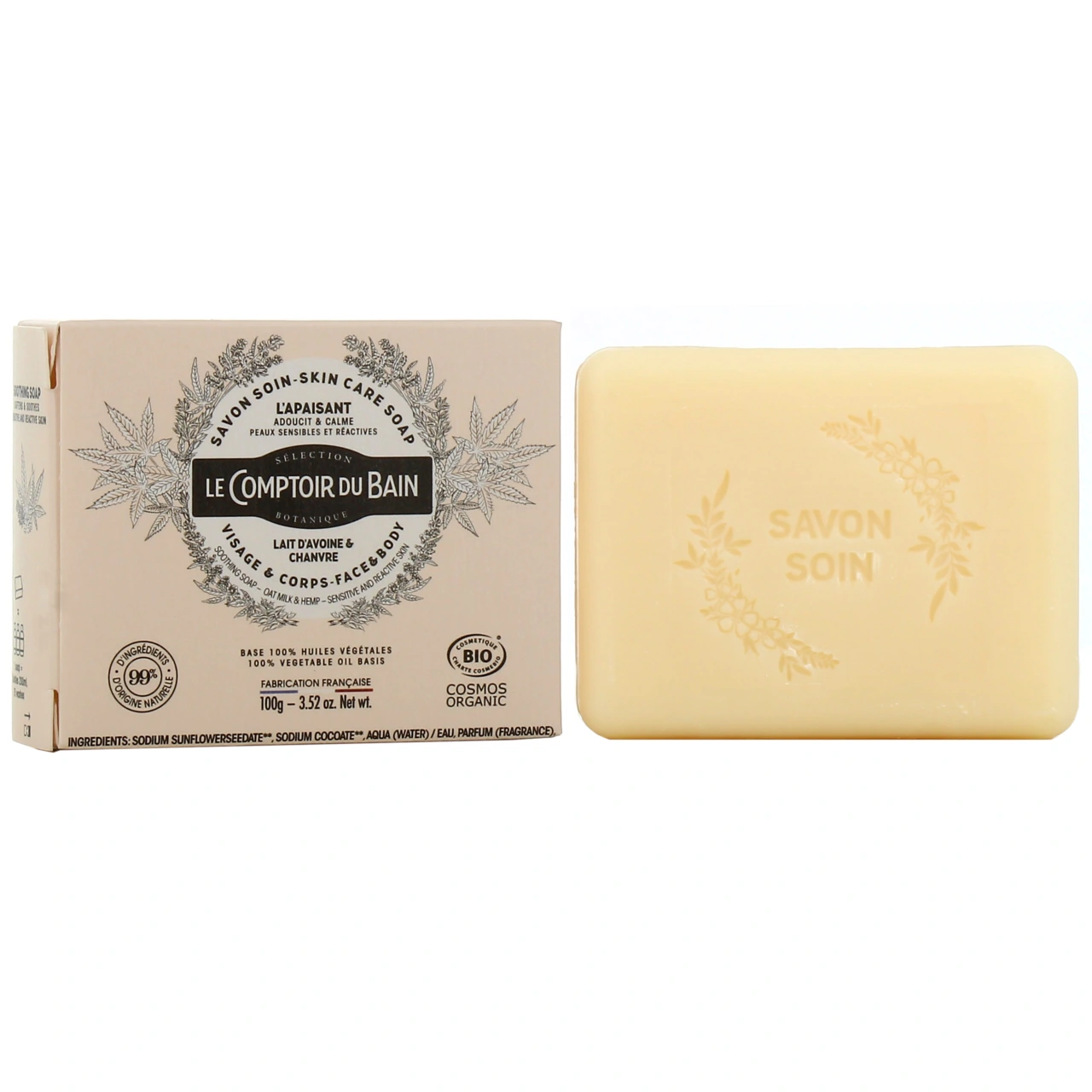 Le Comptoir du Bain Savon Soin Bio Visage & Corps - Le comptoir du bain 