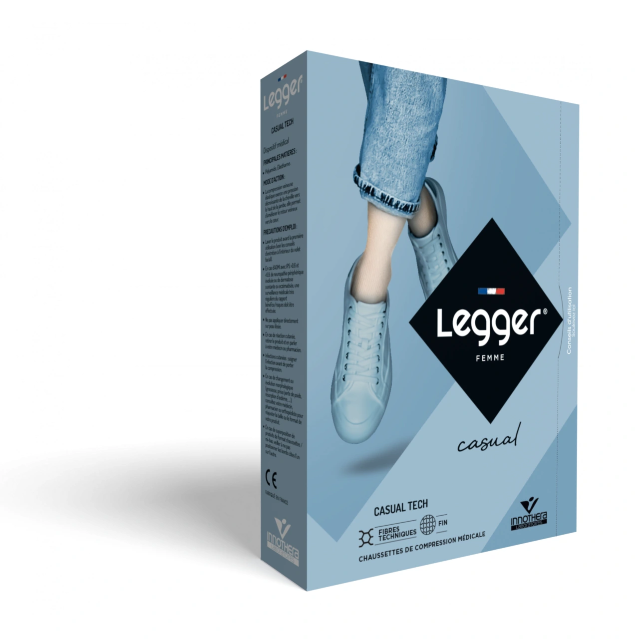Legger Chaussettes Femme Casual Tech Classe 2 - Vue 7