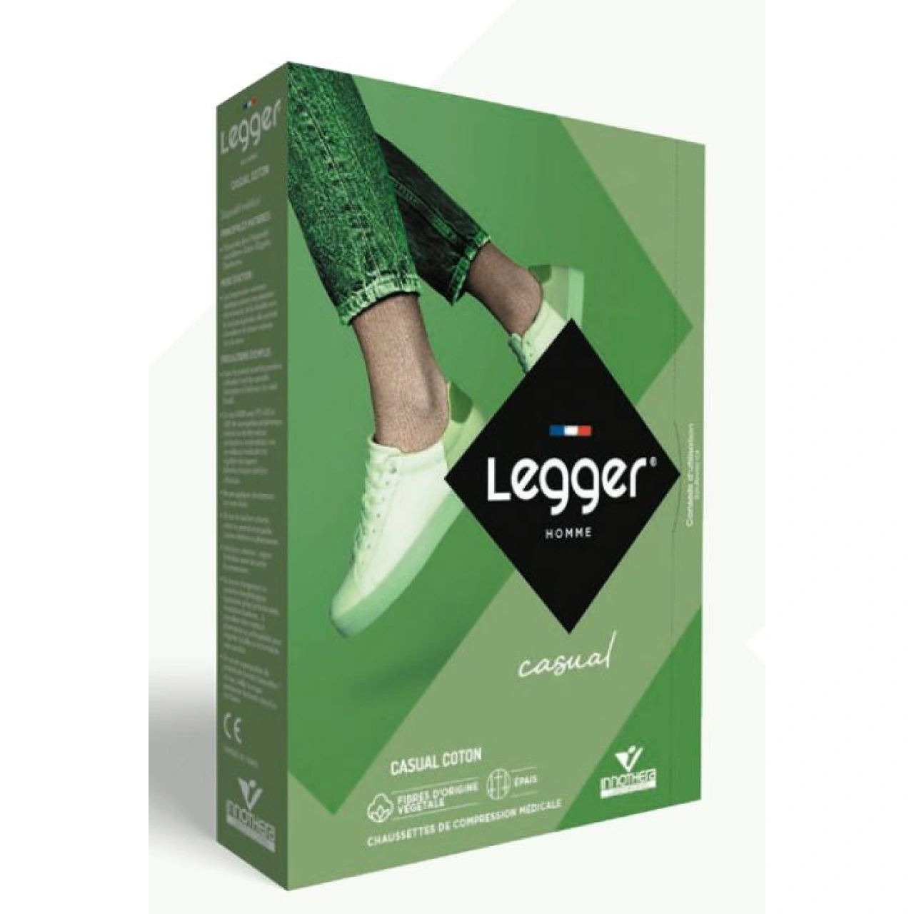 Legger Homme Chaussettes Casual Coton Classe 3 - Innothera Varisma