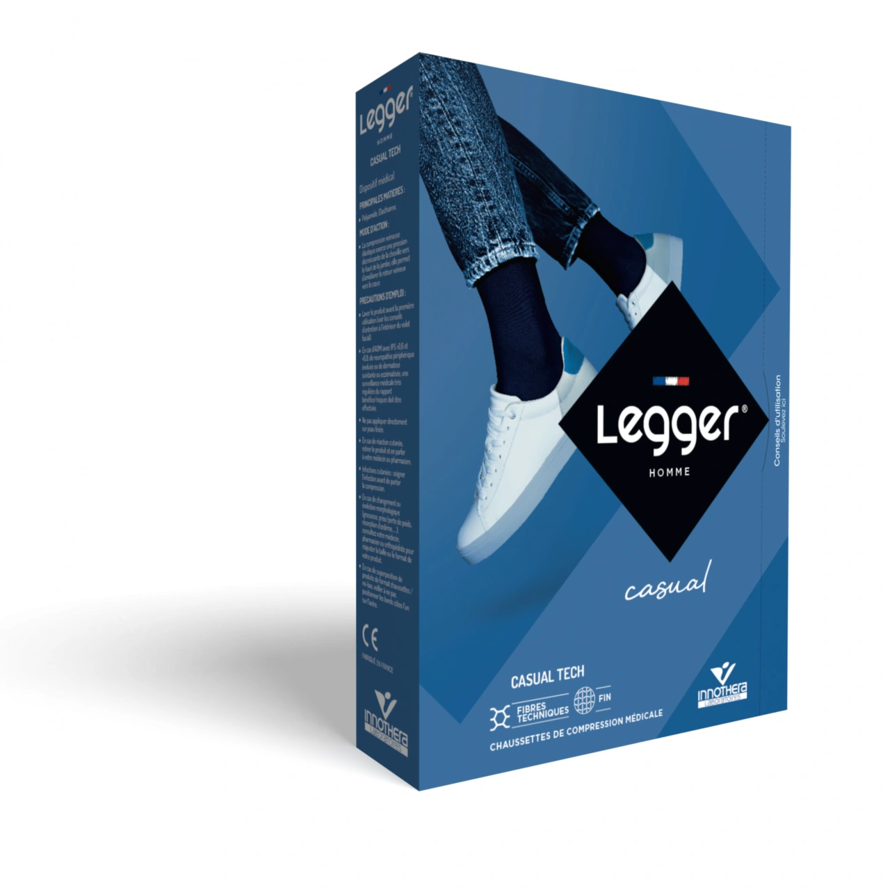 Legger Homme Chaussettes Casual Tech Classe 2 - Vue 6