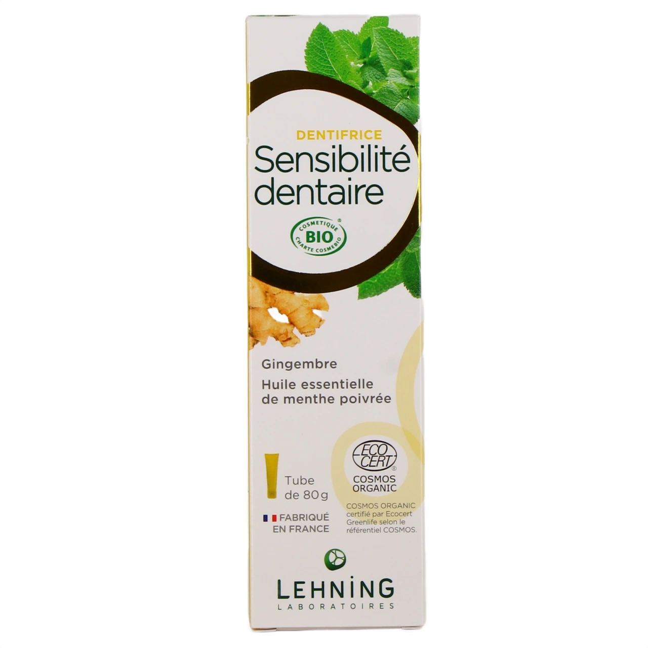 Lehning Dentifrice Bio Sensibilité Dentaire - Vue 2