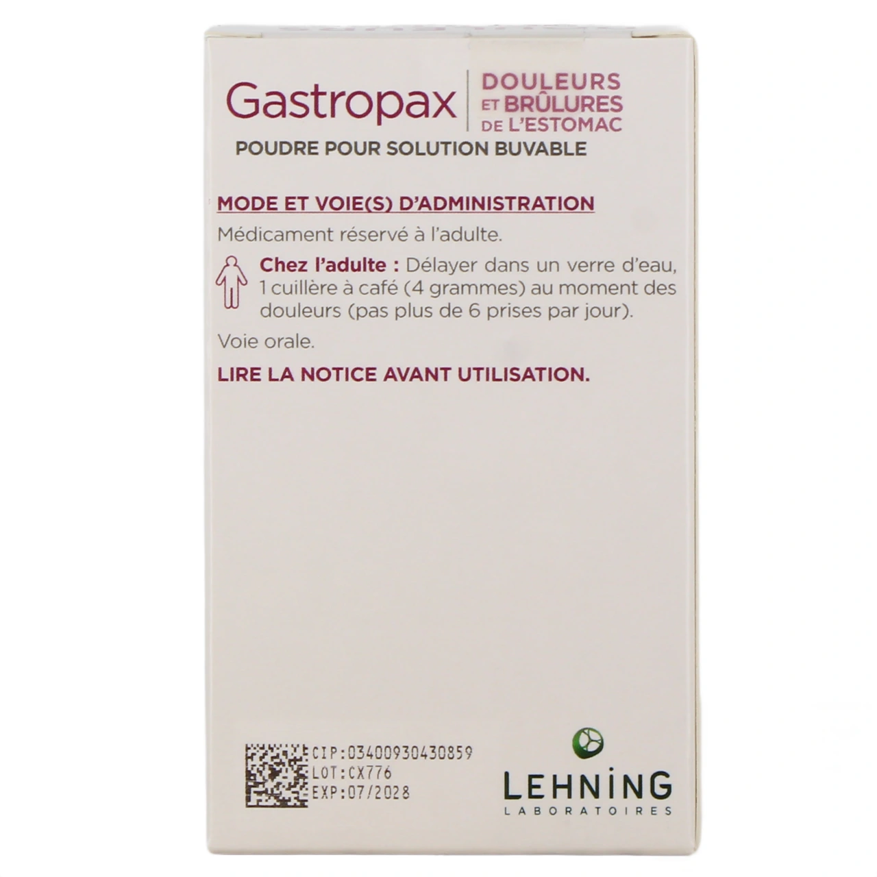 Lehning Gastropax Poudre pour solution buvable - Vue 3
