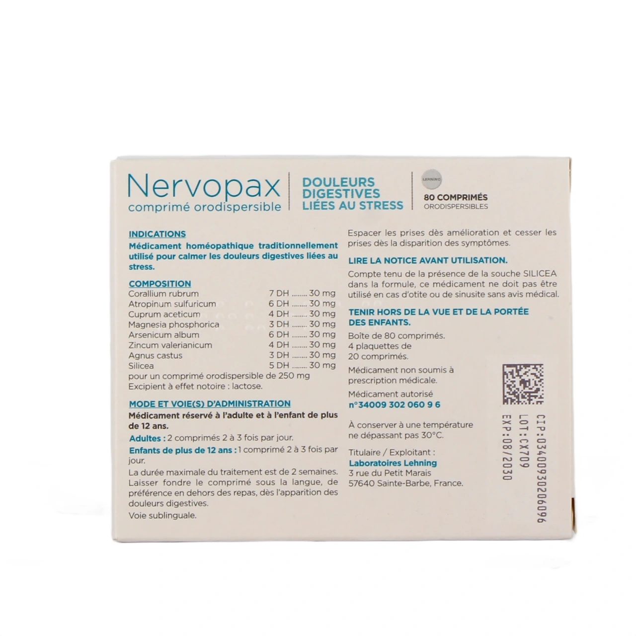 Lehning Nervopax Douleurs Digestives liées au Stress - Vue 3