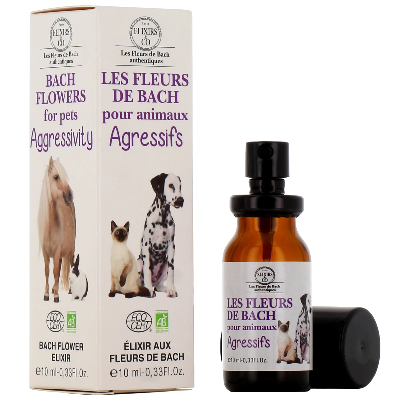 Les Fleurs de Bach pour Animaux Agressifs - Elixirs And Co