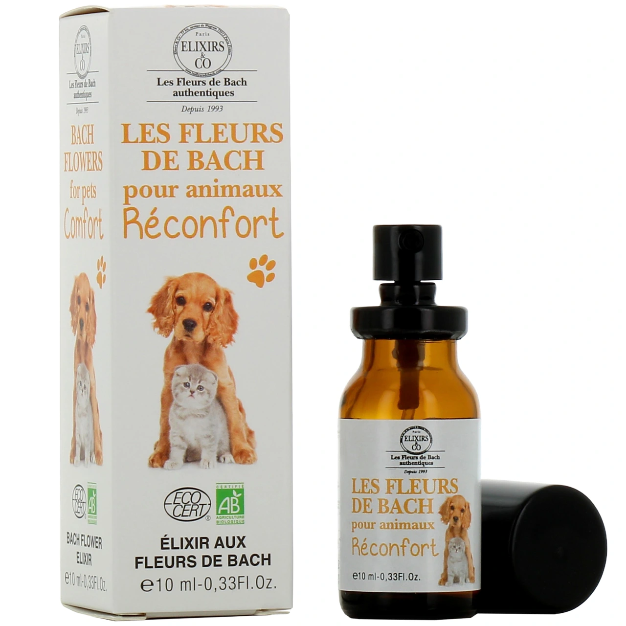 Les Fleurs de Bach pour Animaux Réconfort - Elixirs And Co